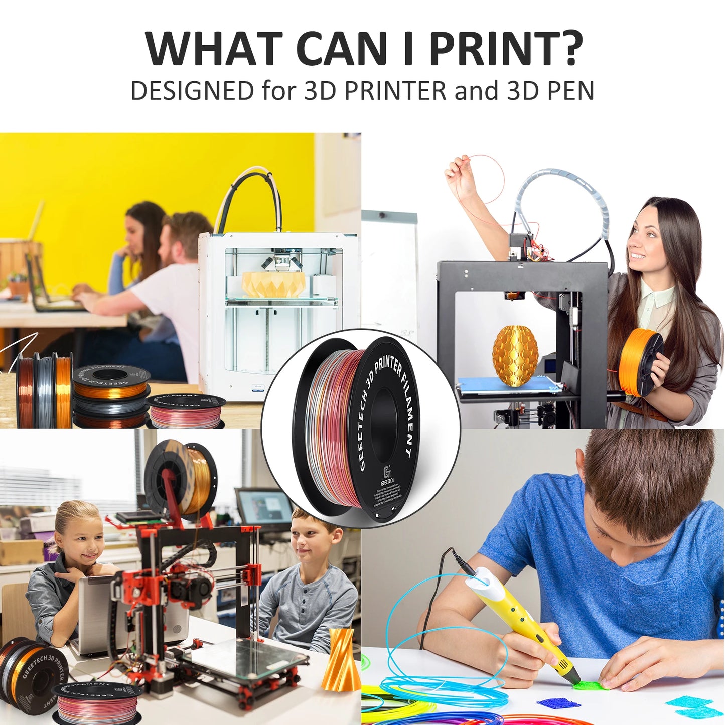 Geeetech Standard PLA Filament for 3D Printing Enthusiasts