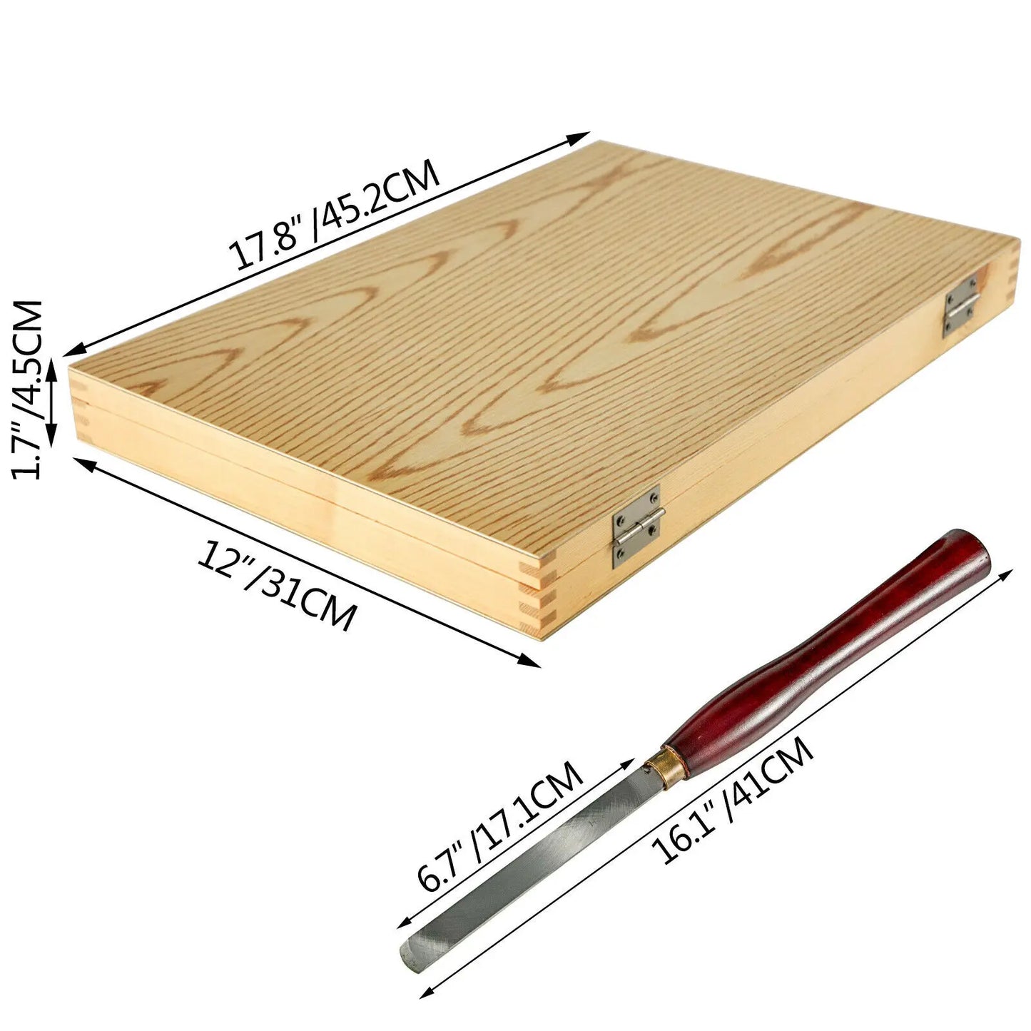 SucceBuy 9 Piece HSS Lathe Chisel Set For Wood Turning