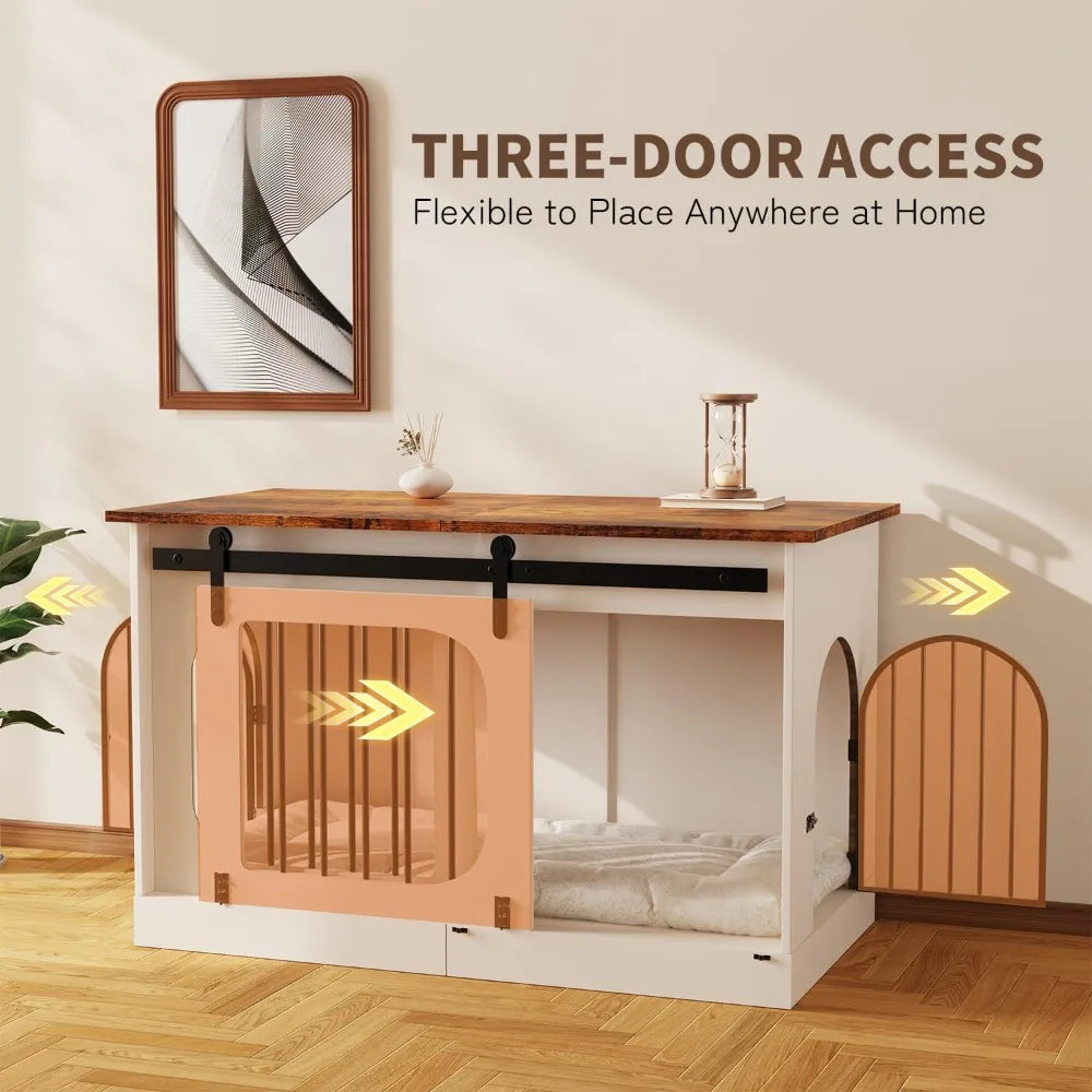 Hign-concerned Dog Kennel Furniture Farmhouse Crate