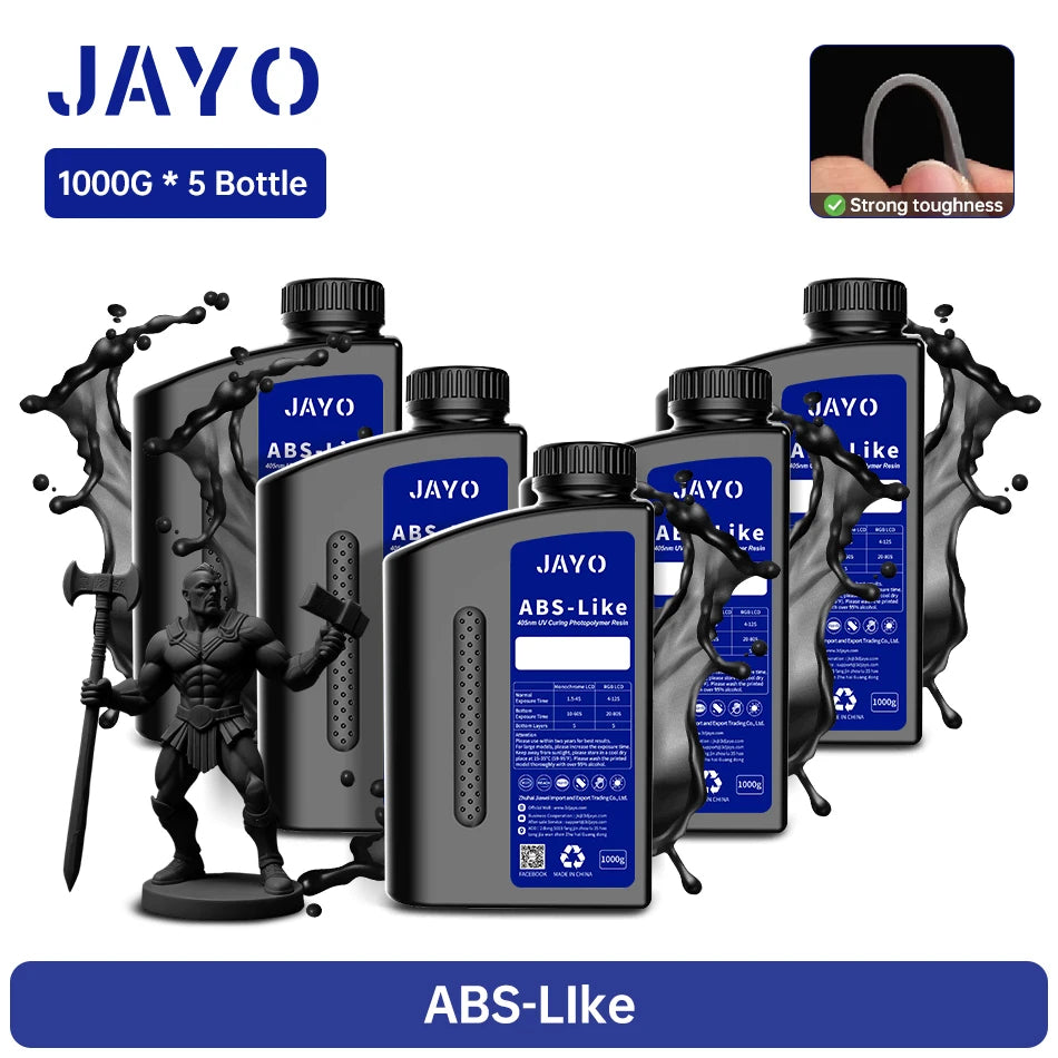JAYO Standard Plus Toughness Resin for LCD 3D Printing