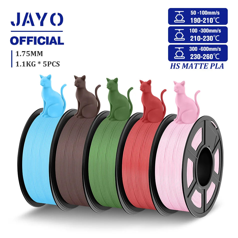 JAYO PLA Matte High Speed 3D Printer Filament Classic