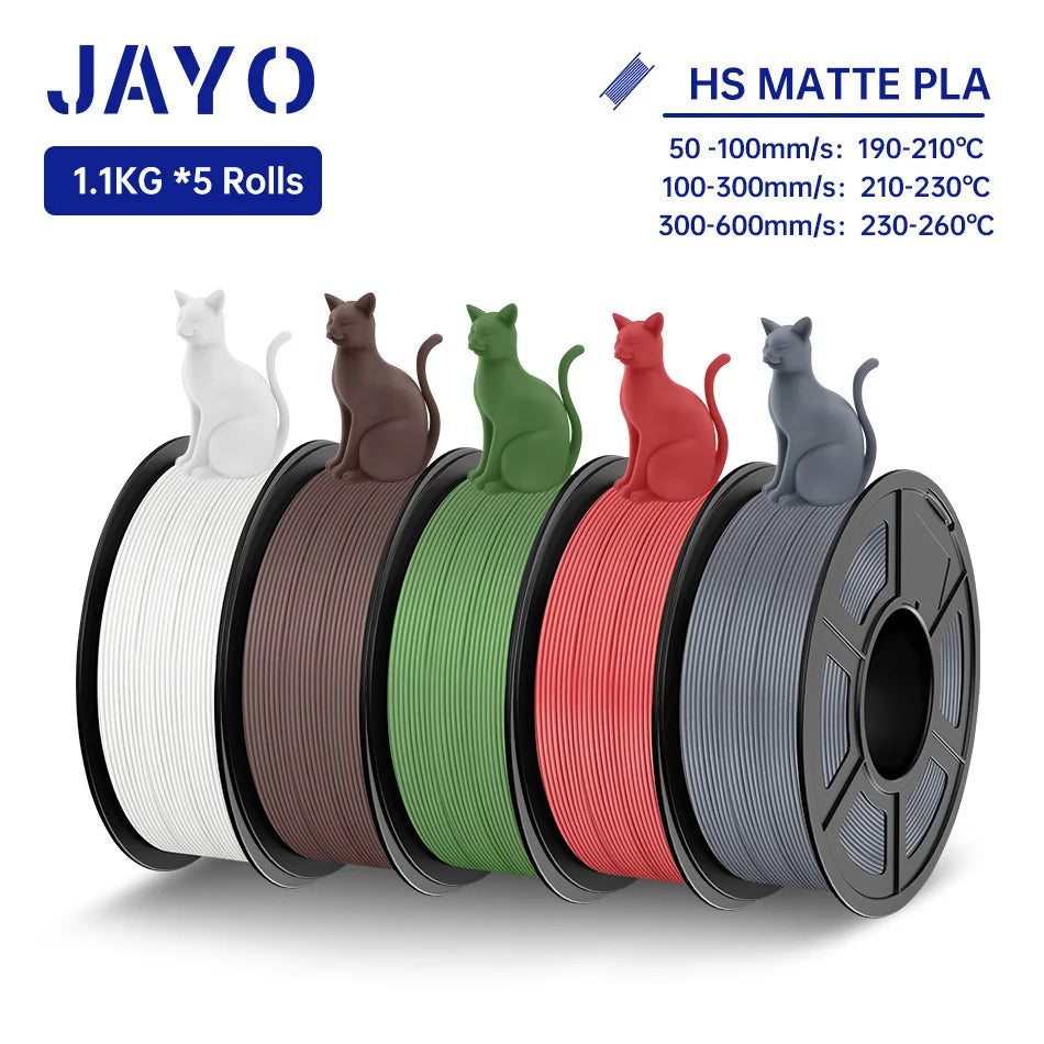 JAYO High Speed Matte PLA Filament For 3D Printing Pro