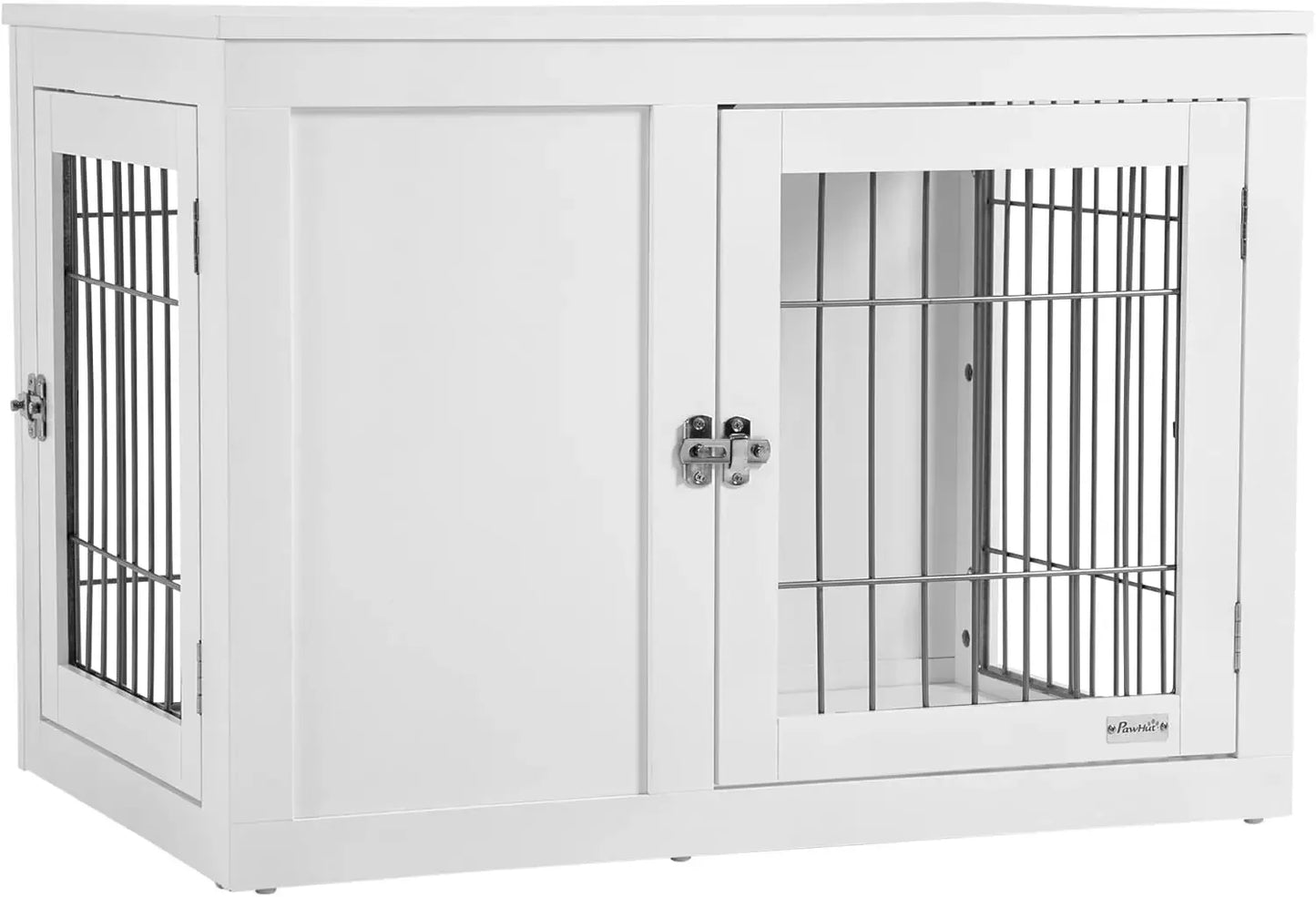 HUANZHUANG Dog Crate Furniture Wire Kennel End Table Doors