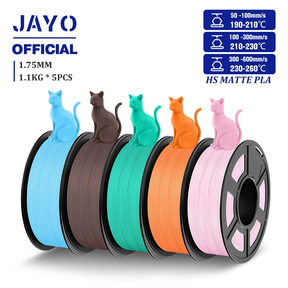JAYO PLA Matte High Speed 3D Printer Filament Classic