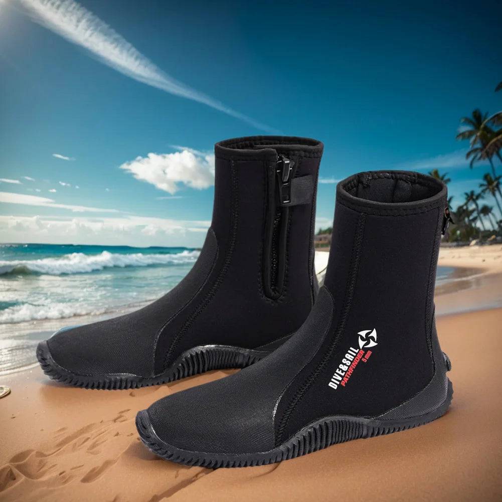 Neoprene Diving Boots Non Slip Water Shoes For Snorkeling And Water Sports
