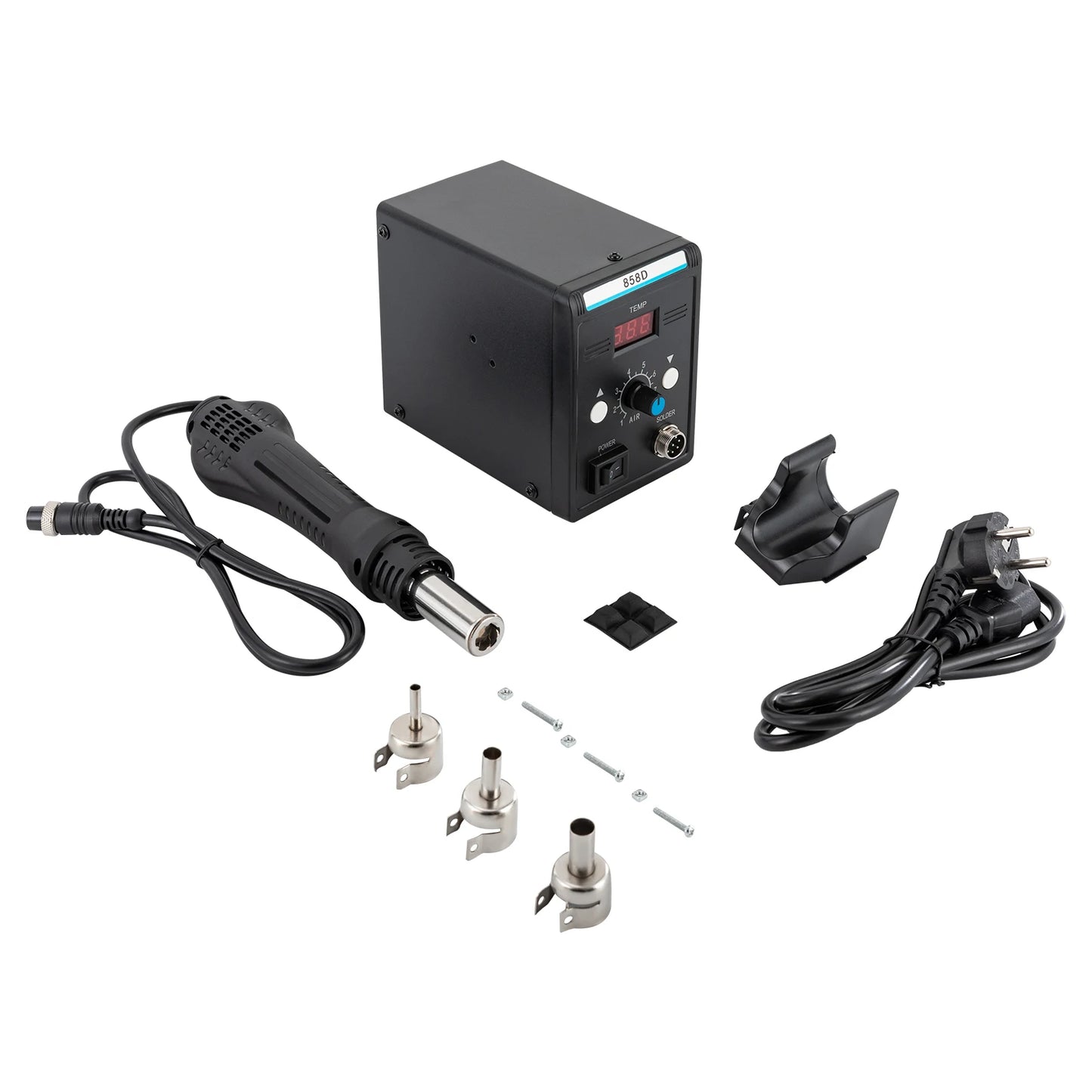 Fan 858D SMD Hot Air Rework Station 700W Soldering