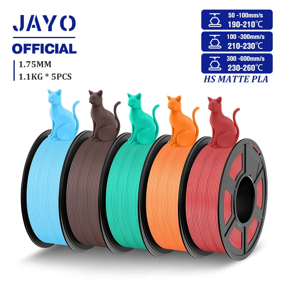 JAYO PLA Matte High Speed 3D Printer Filament Classic