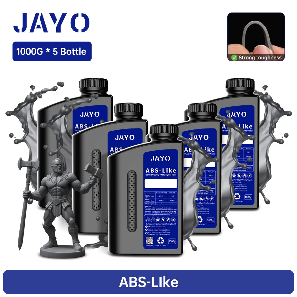 JAYO Standard Plus Toughness Resin for LCD 3D Printing