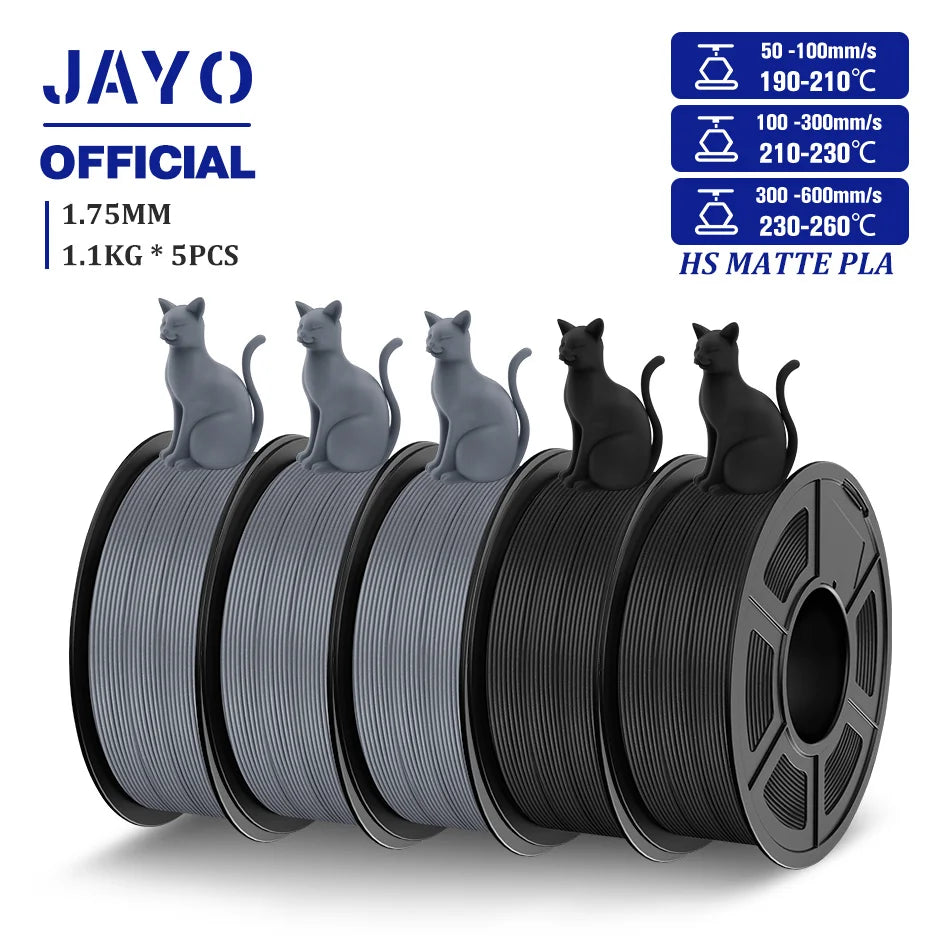 JAYO PLA Matte High Speed 3D Printer Filament Classic