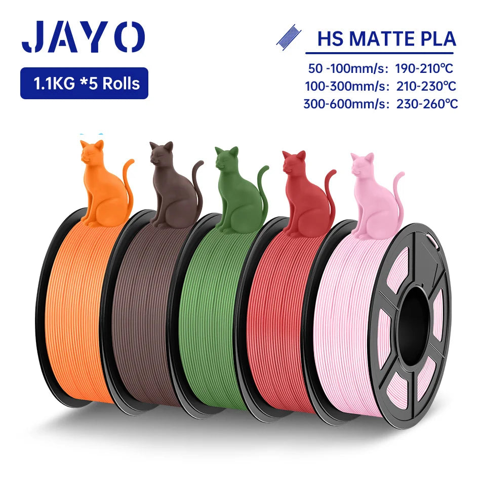 JAYO High Speed Matte PLA Filament For 3D Printing Pro