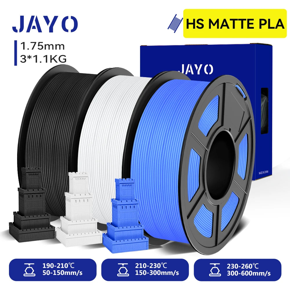 JAYO High Speed Matte PETG PLA Filament For Printing