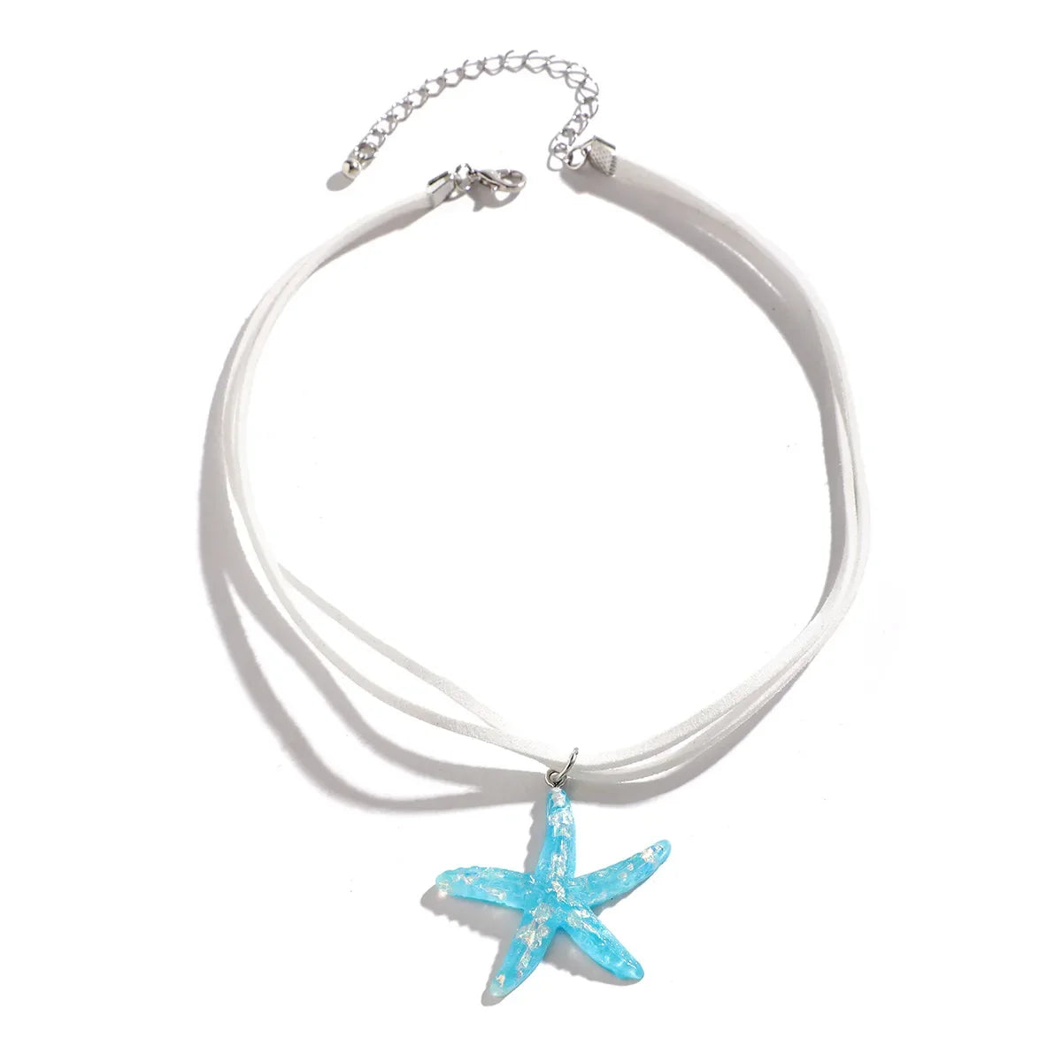 YJ WYWCN Layered Rope Chain Necklace Boho Starfish Pendant