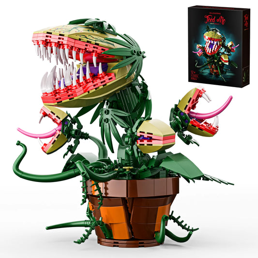 Piranha Plant Audrey II Building Blocks Set For TV Fans