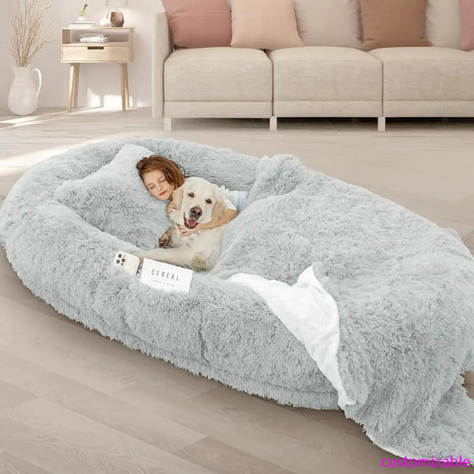 XMSJ Human Dog Bed Memory Foam Pillow Lounge Ultimate Mat
