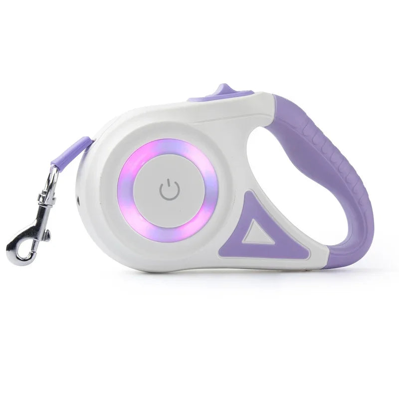 Booteely Automatic Retractable Dog Leash With Flashlight