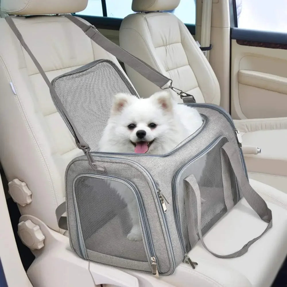 TSA Soft Pet Carrier Collapsible Waterproof For Small Pets