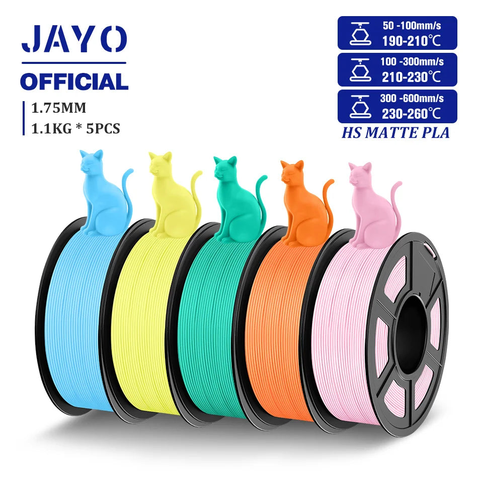 JAYO PLA Matte High Speed 3D Printer Filament Classic
