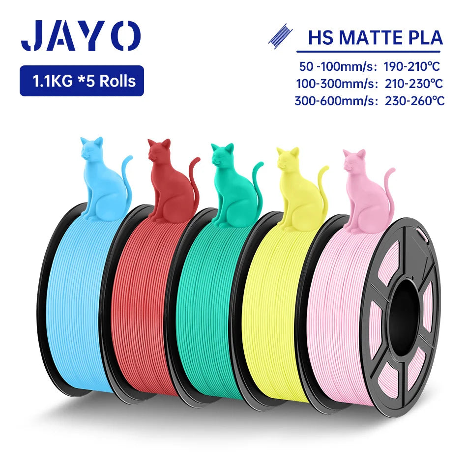 JAYO High Speed Matte PLA Filament For 3D Printing Pro