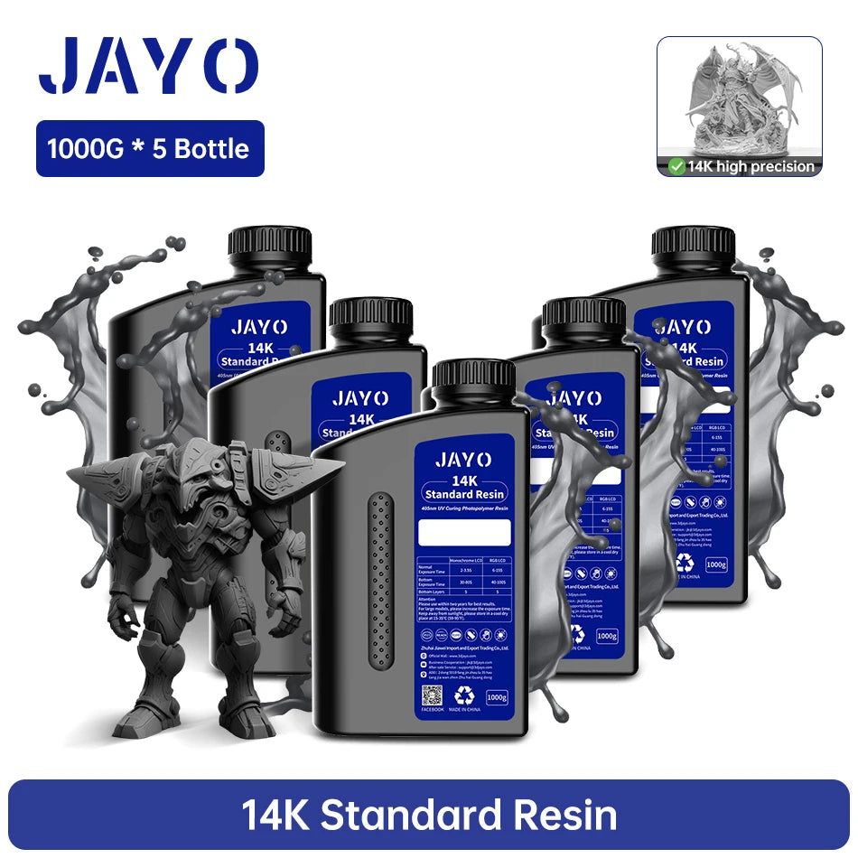 JAYO Standard Plus Toughness Resin for LCD 3D Printing