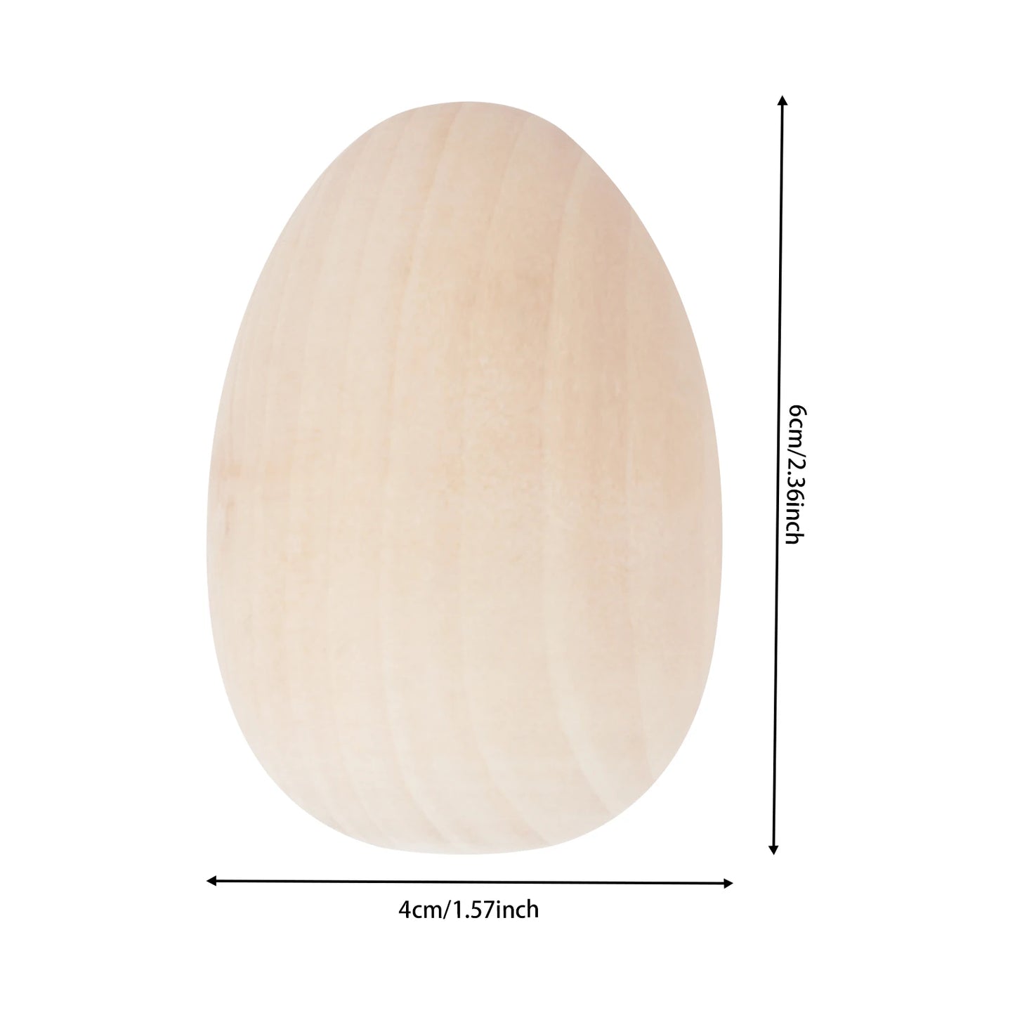 Hign-concerned Premium Wood Easter Eggs Craft Kit 50 Pieces