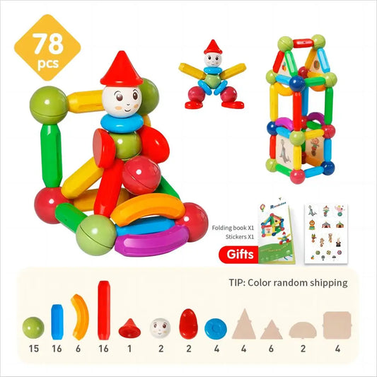 Romboss Magnetic DIY Construction Kit For Kids Montessori