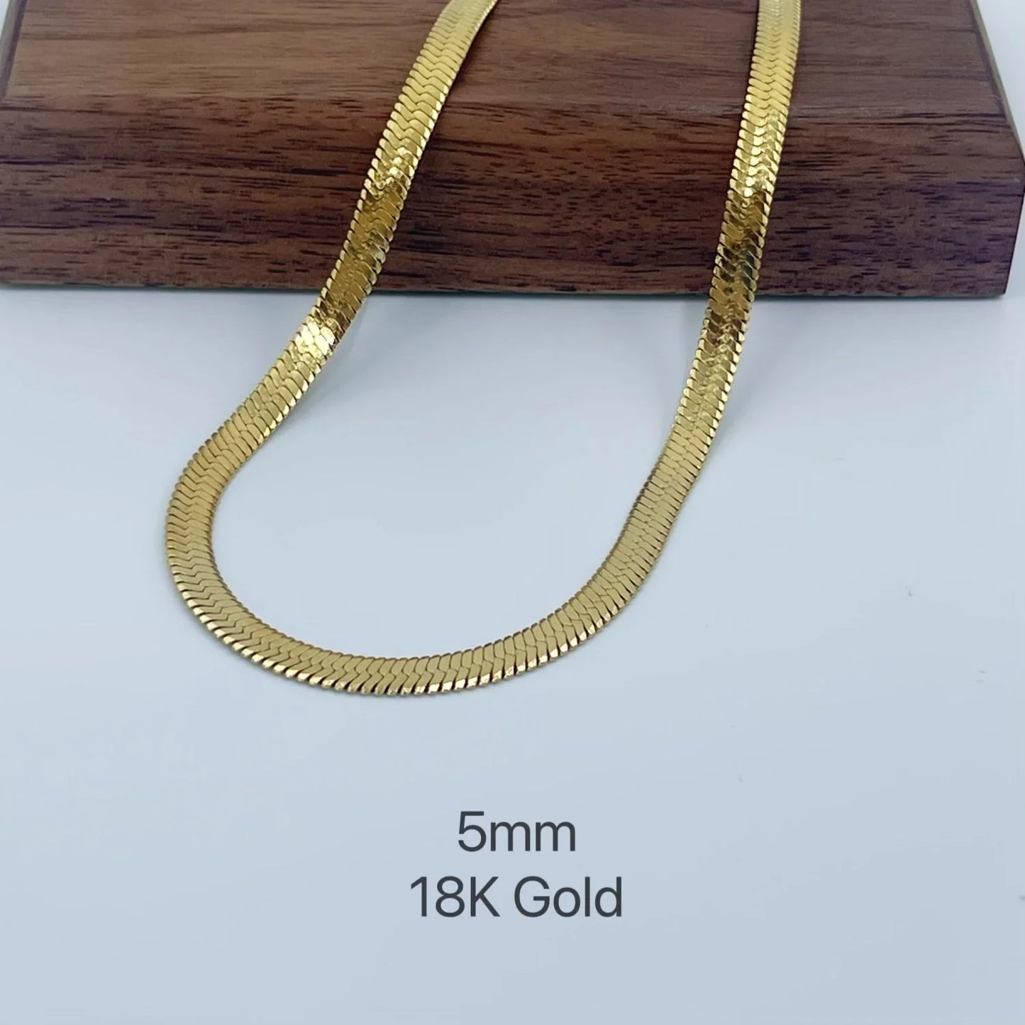 Unisex Minimalist Stainless Steel Snake Chain Necklace