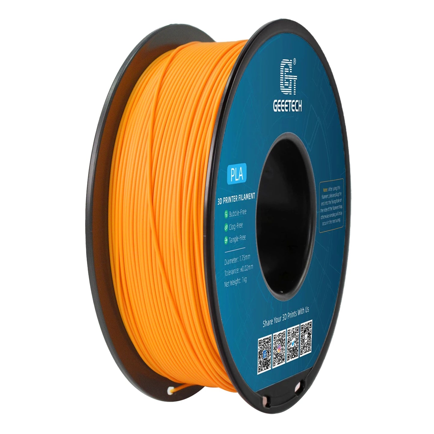 Geeetech Standard PLA Filament for 3D Printing Enthusiasts
