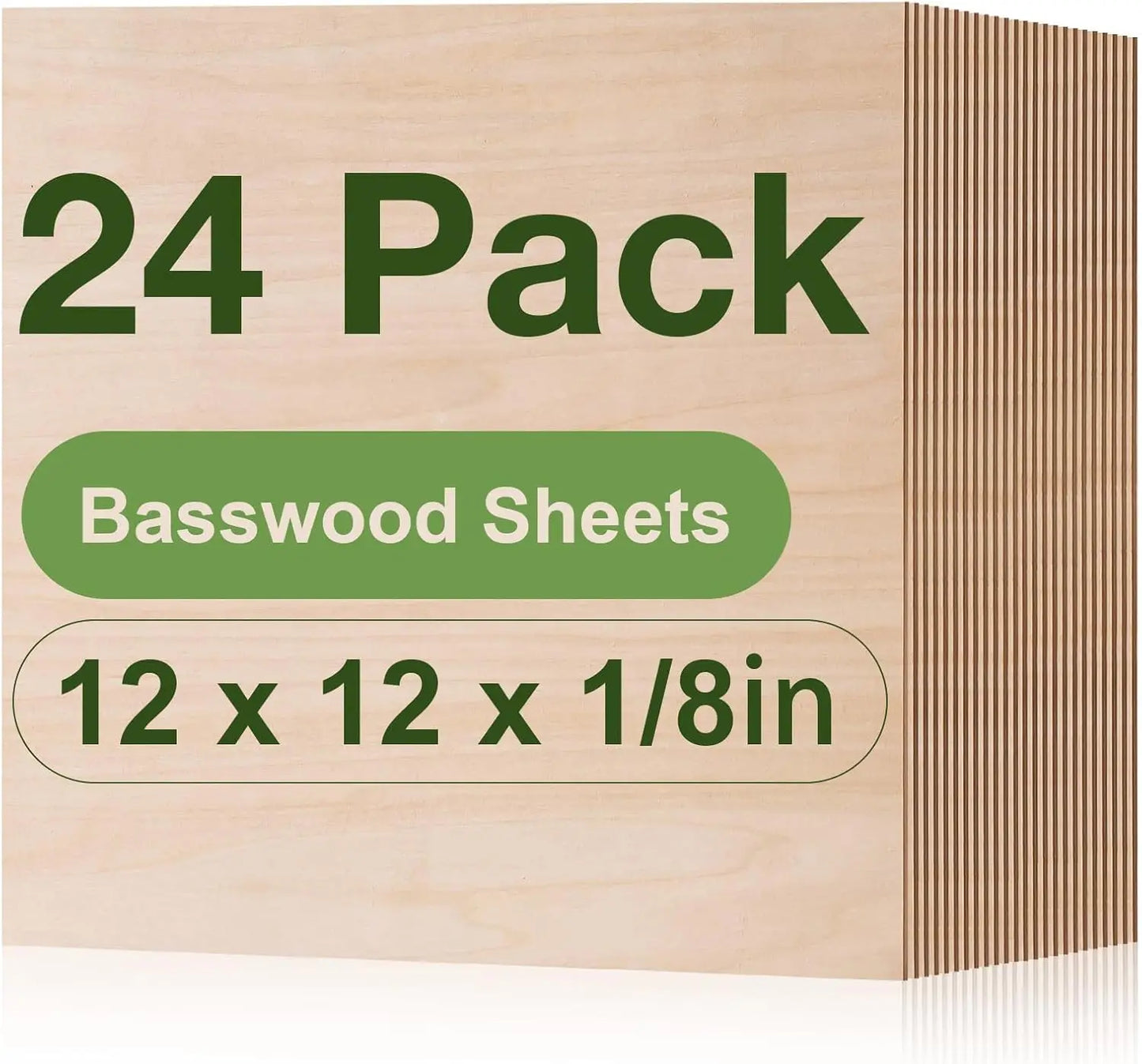 Robotime Basswood Sheets Pack Plywood For Laser Cutting
