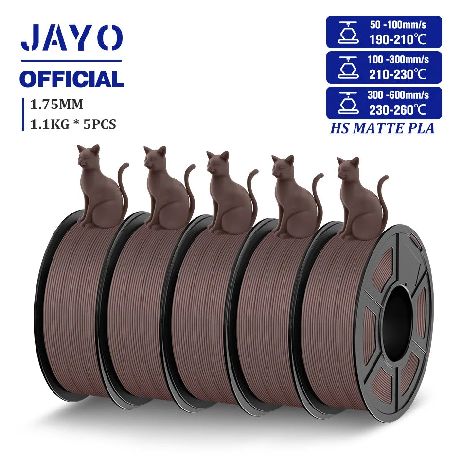 JAYO PLA Matte High Speed 3D Printer Filament Classic