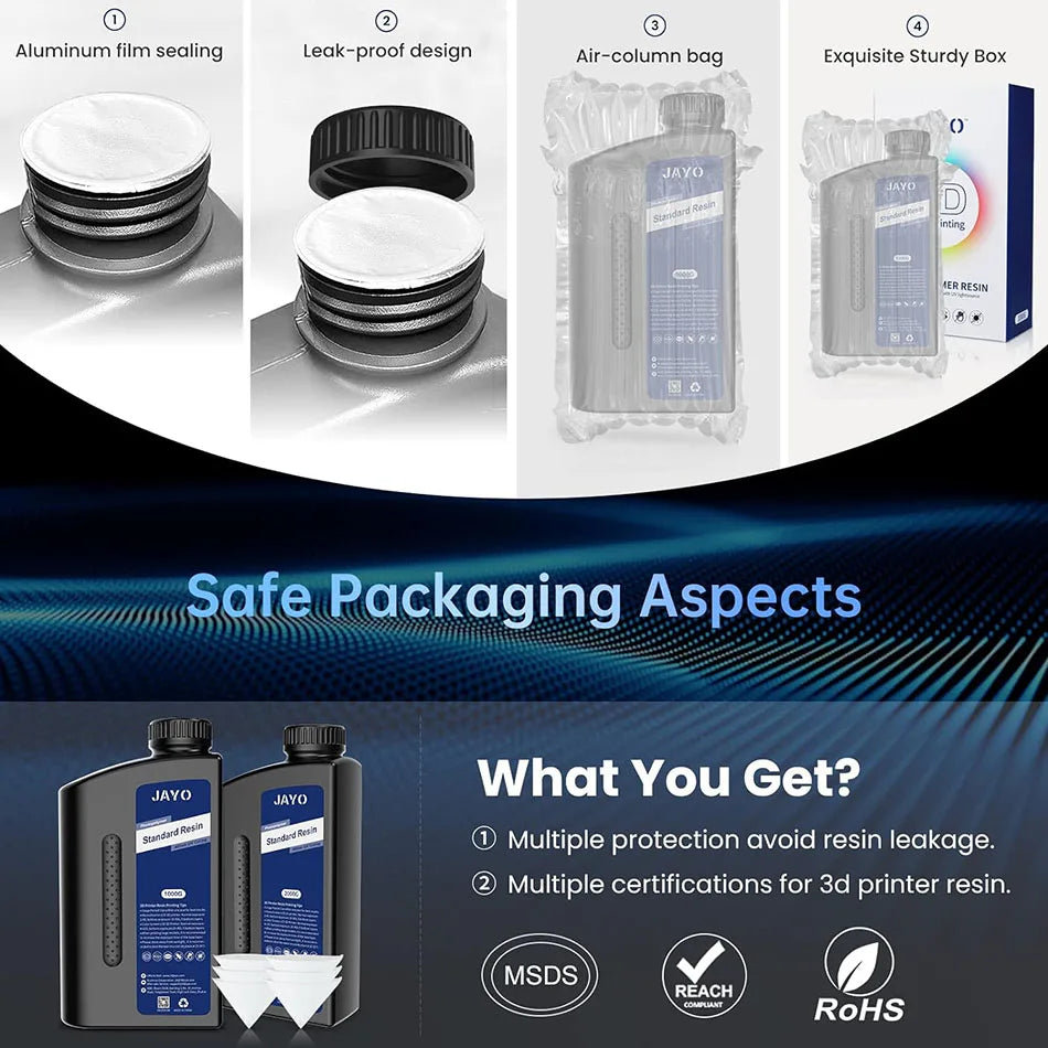 JAYO Standard Plus Toughness Resin for LCD 3D Printing