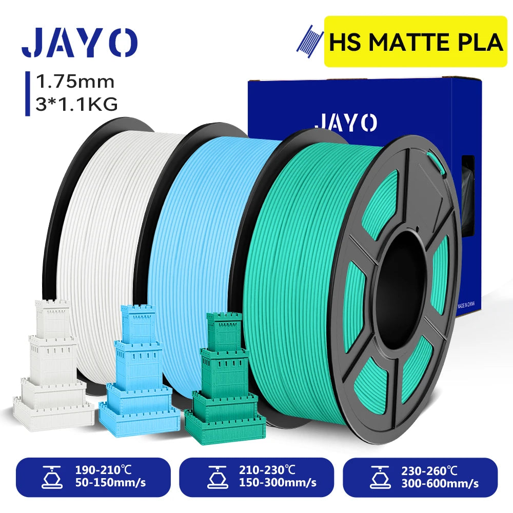 JAYO High Speed Matte PETG PLA Filament For Printing