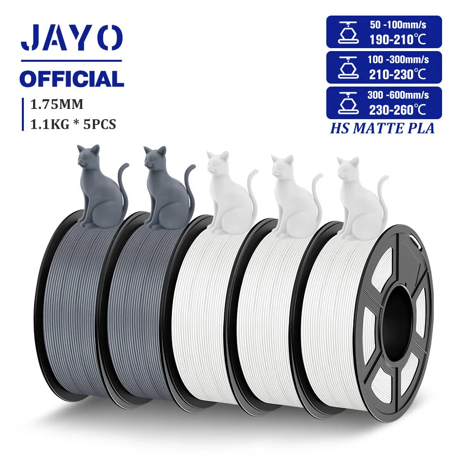 JAYO PLA Matte High Speed 3D Printer Filament Classic