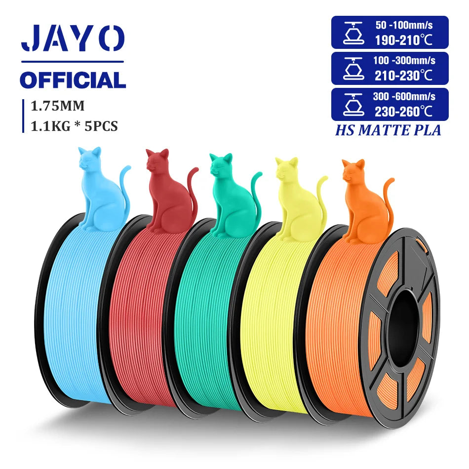 JAYO PLA Matte High Speed 3D Printer Filament Classic