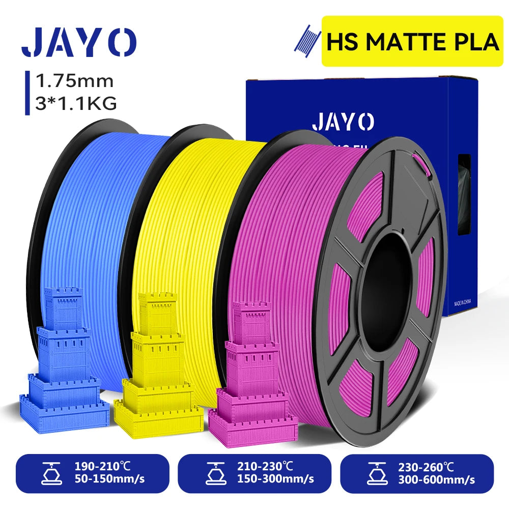 JAYO High Speed Matte PETG PLA Filament For Printing