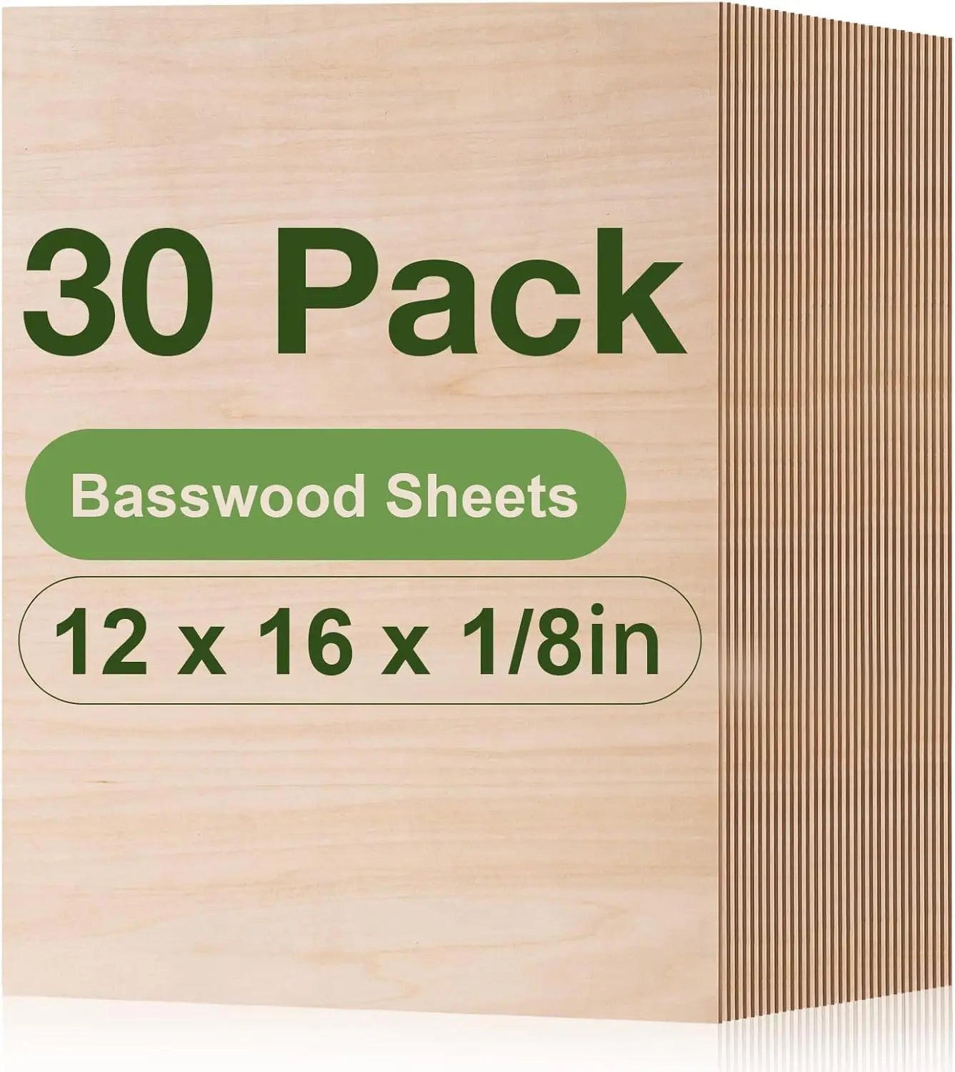 Robotime Basswood Sheets Pack Plywood For Laser Cutting