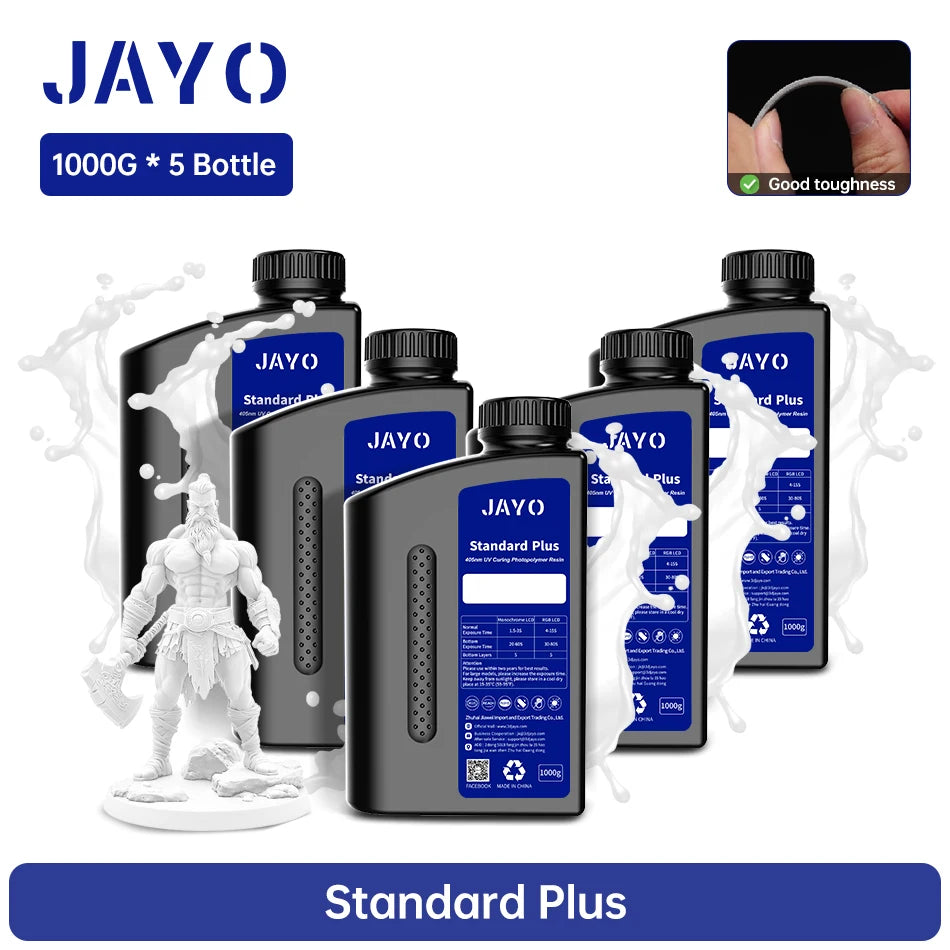 JAYO Standard Plus Toughness Resin for LCD 3D Printing