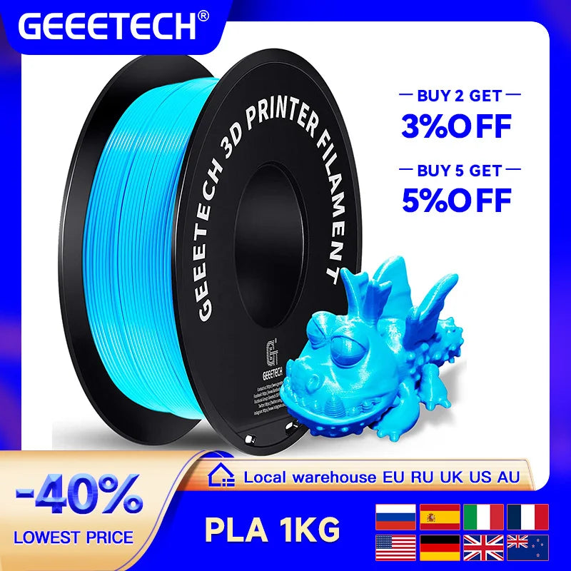 Geeetech Standard PLA Filament for 3D Printing Enthusiasts