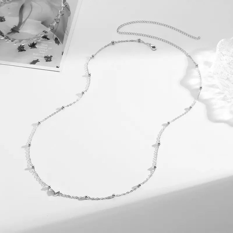 Color Hip Hop Double Layer Belly Chain Women Jewelry Beach