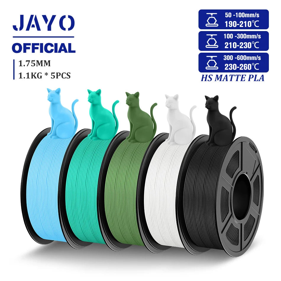 JAYO PLA Matte High Speed 3D Printer Filament Classic