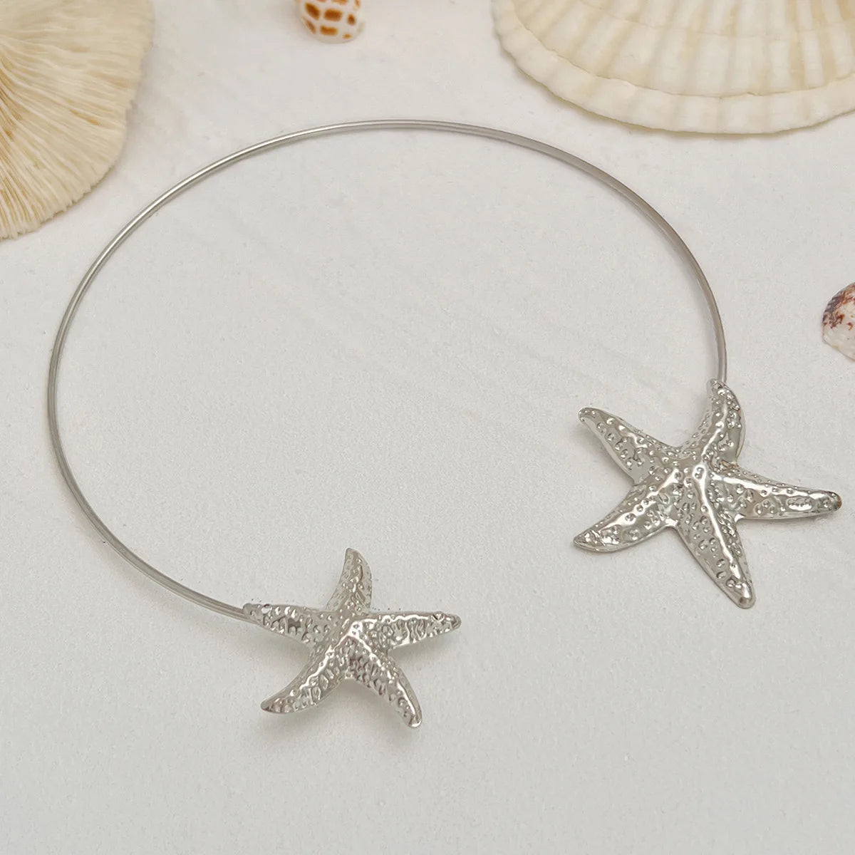 KMVEXO Ocean Starfish Necklace For Women Boho Jewelry