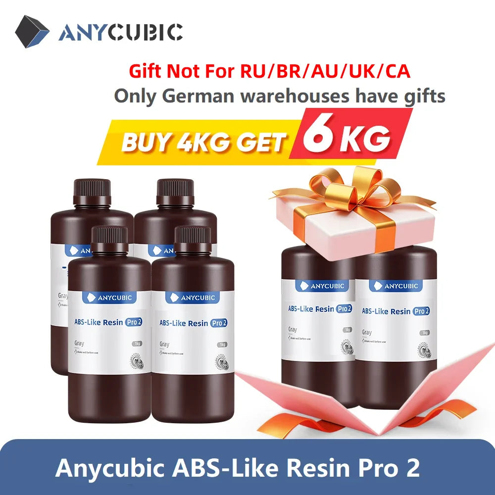 Anycubic ABS Like Resin Pro 2 Toughness Upgrade For LCD