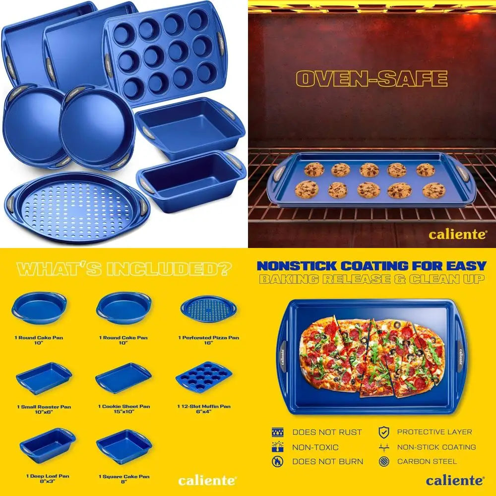 Hign Concerned Premium Bakeware Set Nonstick Eight Piece