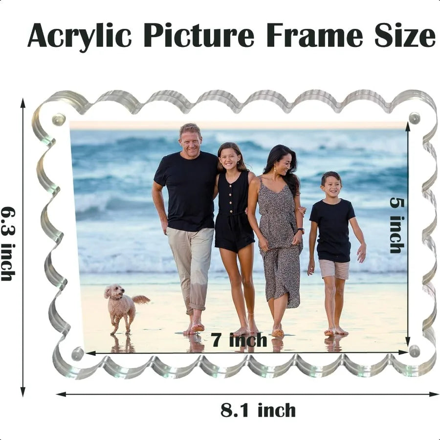 Hign Concerned Acrylic Magnetic Picture Frame Double Sided
