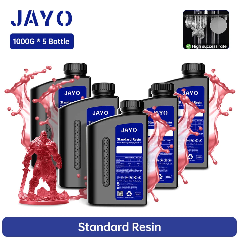JAYO Standard Plus Toughness Resin for LCD 3D Printing