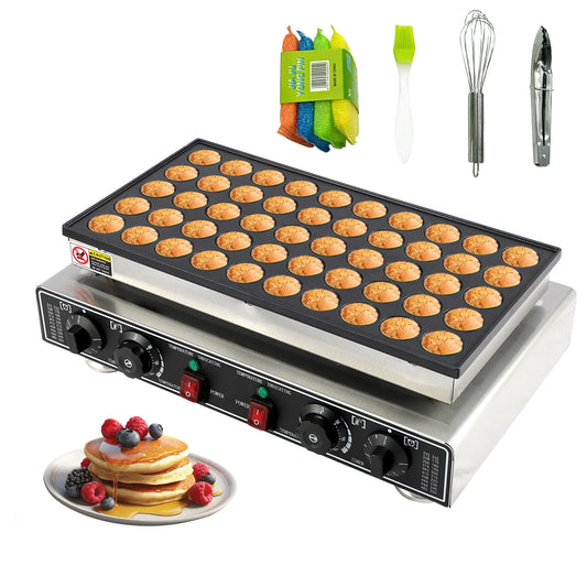 Hign Concerned Mini Pancakes Maker 110V 1800W Commercial