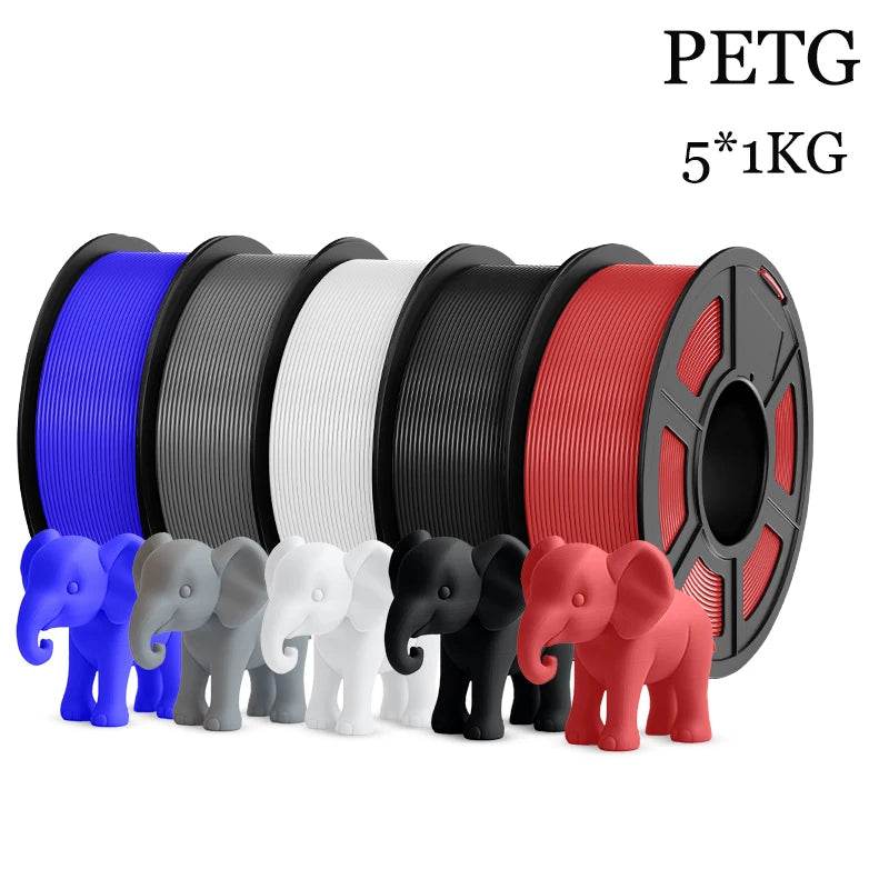 TECBEARS PETG Filament Set for 3D Printer Projects