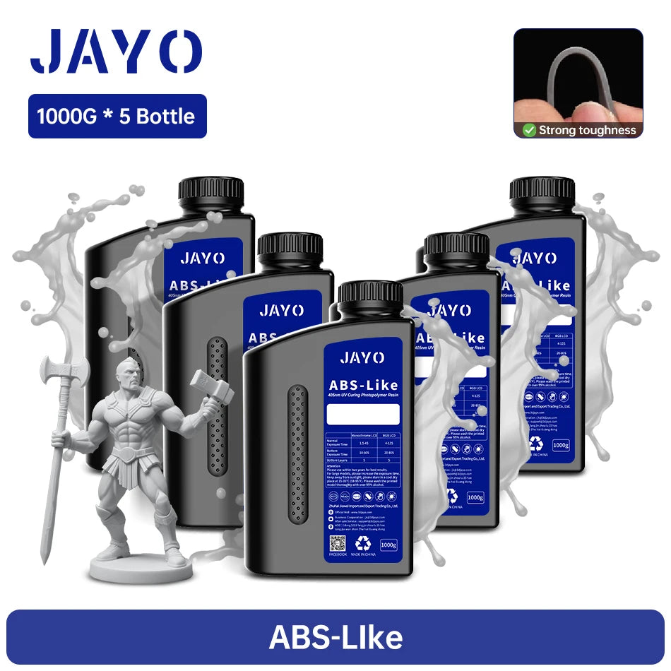 JAYO Standard Plus Toughness Resin for LCD 3D Printing