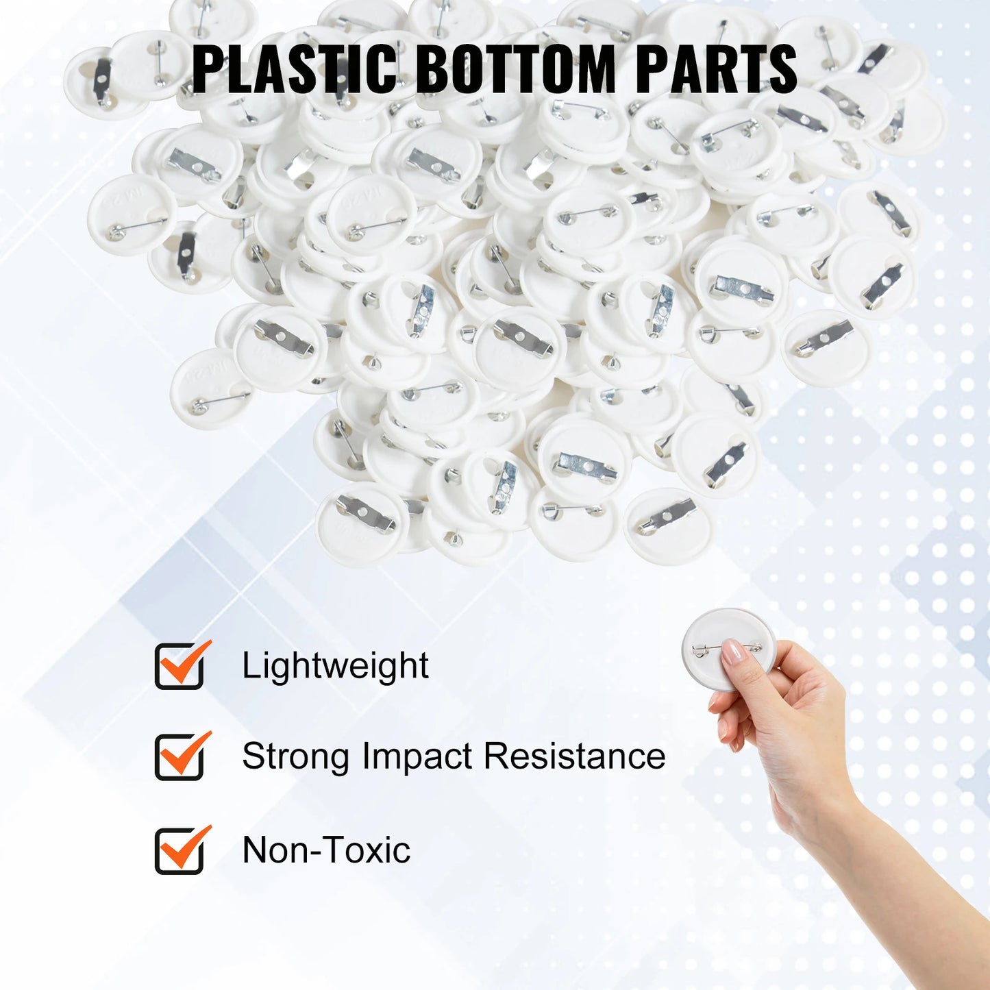 Film Button Badge Parts For Button Maker Machine Set