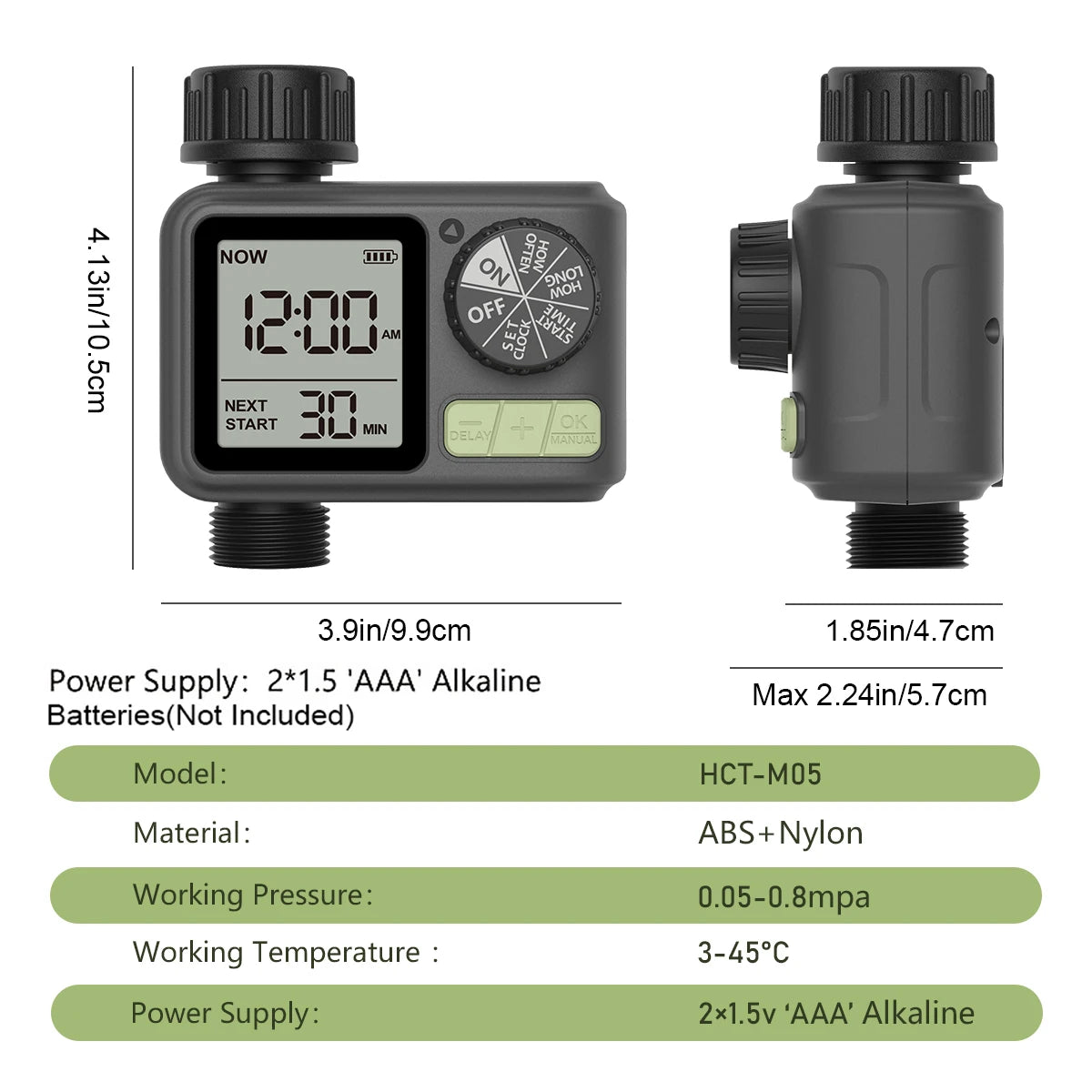 Eshico HCT M05 Automatic Water Timer Garden Sprinkler