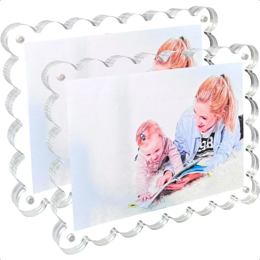 Hign Concerned Acrylic Magnetic Picture Frame Double Sided